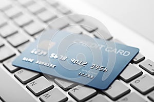 Online credit card payment for purchases from online stores and online shopping