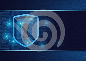 Online data protection shield and abstract