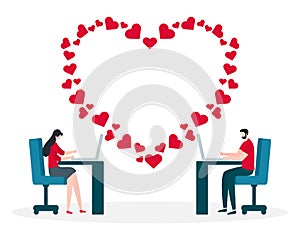 Online dating Virtual relationship and love People