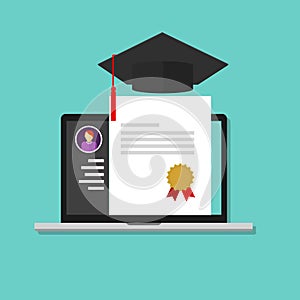 Online degree education college graduate