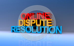 online dispute resolution on blue