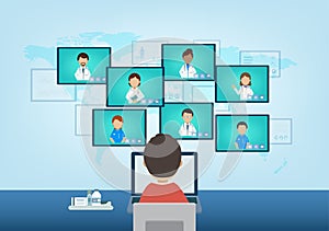 Online Doctor concept