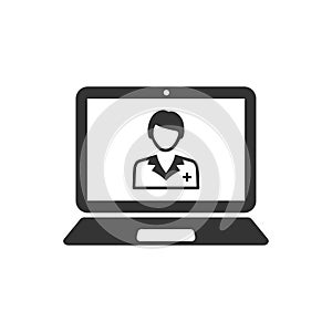 Online Doctor Consultant Icon