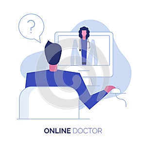 Online Doctor illustration 2