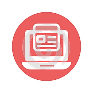 Online documents Isolated Vector icon which can easily modify or edit