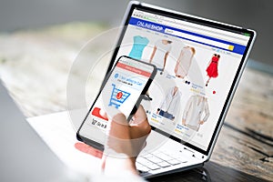 Online Ecommerce Shopping Website Or Store