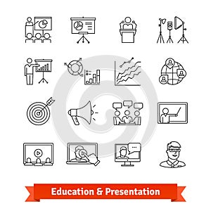 Online education and Academic presentation