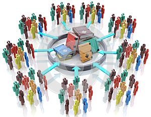 Online education concept