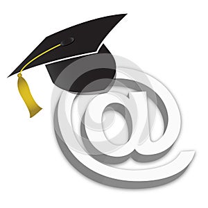 Online Education Degrees Grad Hat