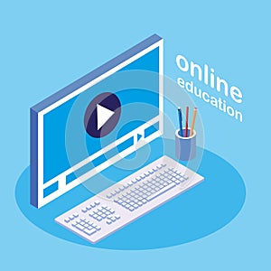 Online education with desktop