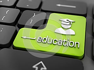 Online education or e learning concept