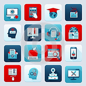 Online Education Icons