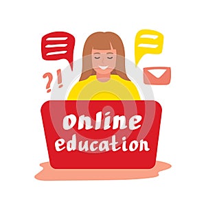 Online education illustration 2