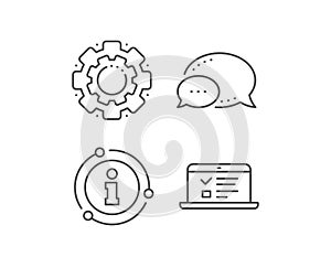 Online Education line icon. Notebook sign. Vector