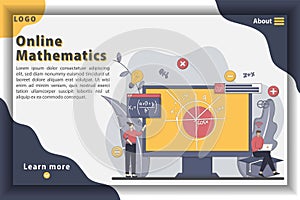 Online education web banner template