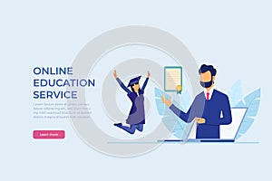 Online educational service