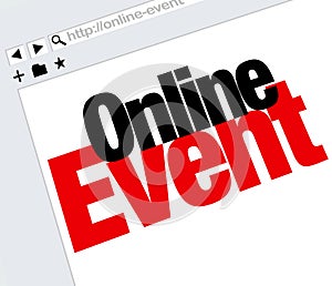 Online Event Website Words Internet Digital Meeting Show