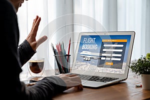 Online flight booking website provide modish reservation system