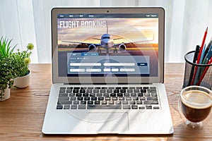 Online flight booking website provide modish reservation system