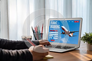 Online flight booking website provide modish reservation system