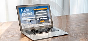 Online flight booking website provide modish reservation system