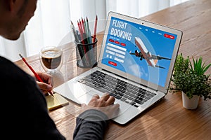 Online flight booking website provide modish reservation system