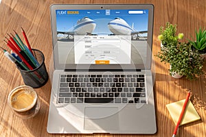 Online flight booking website provide modish reservation system