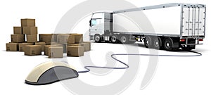 Online freight order tracking