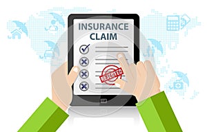 Online Insurance Claim Service. Life, injury, medical, home, car Insurance