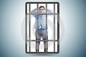 Online and internet dependency concept