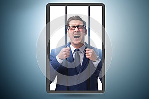 Online and internet dependency concept