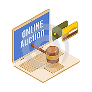 Online Laptop Auction Composition