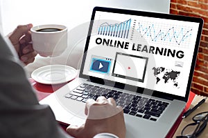 ONLINE LEARNING Connectivity Technology Coaching online Skills T