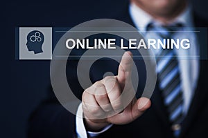 Online Learning Elearning Webinar Training Knowledge Business Internet Technology Concept