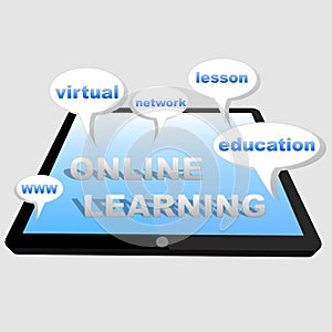 Online learning with tablet