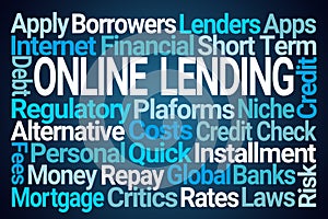 Online Lending Word Cloud