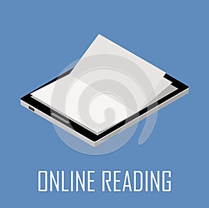 Online library concept