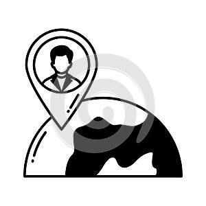 online location Vector Icon which can easily modify or edit
