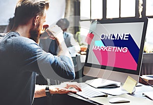 Online Marketing Branding Commercial Digital Concept