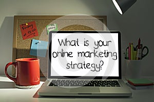 Online marketing strategy