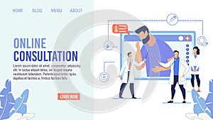 Online Medical Prof Consultation Landing Page