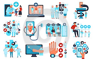 Online Medicine Flat Set