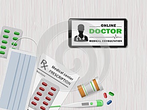 Online medicine and healthcare