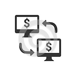 Online Money Transfer Icon
