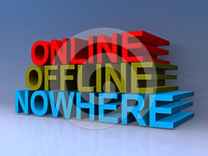 Online offline nowhere
