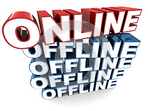 Online and offline photo