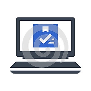 Online order confirm icon