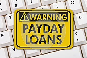 Online Payday Loans Warning Sign