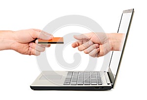 Online payment concept