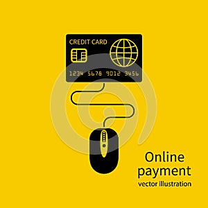 Online payment concept